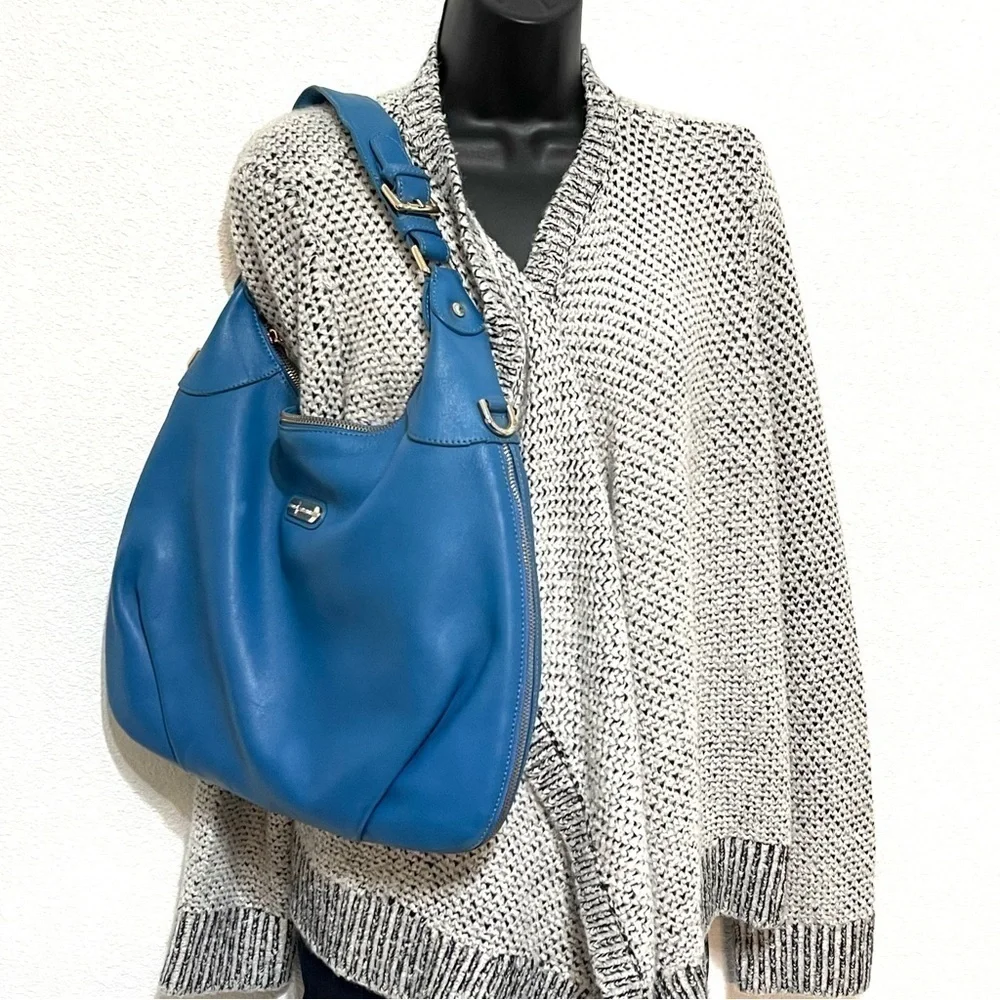 Polo Santa Roberta Woman Blue Hobo Shoulder Purse